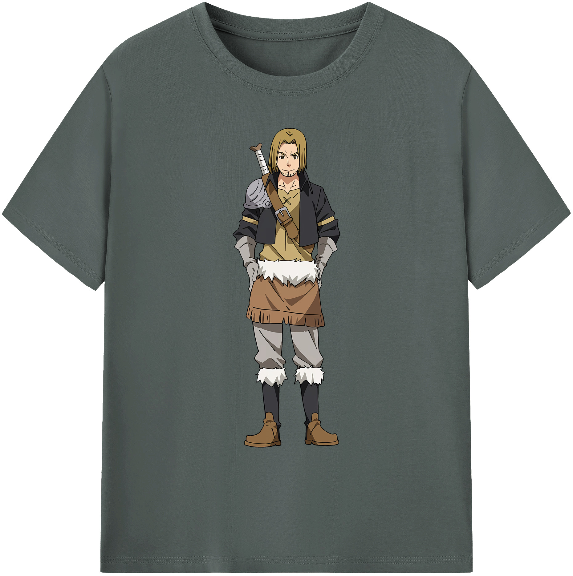 （画像用） 転スラ Regarding Reincarnated to Slime 綿100％ メンズ半袖Tシャツ｜肌触りやわらか＆通気性